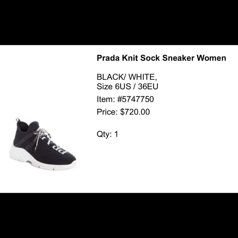 Prada sock shoes - Picture 4 of 5
